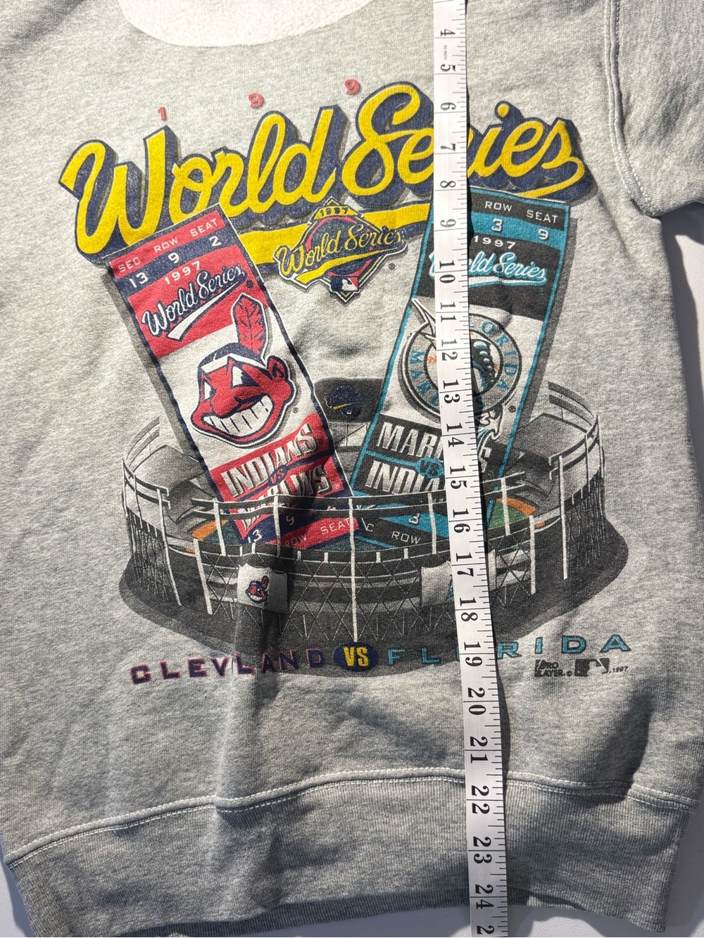 World Series Graphic Sweatshirt - Gray vintage - Picture 6 of 6